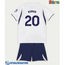 Fotballdrakt Barn Tottenham Hotspur Mohammed Kudus #20 Hjemmedraktsett 2026-27 Kortermet (+ Korte bukser)